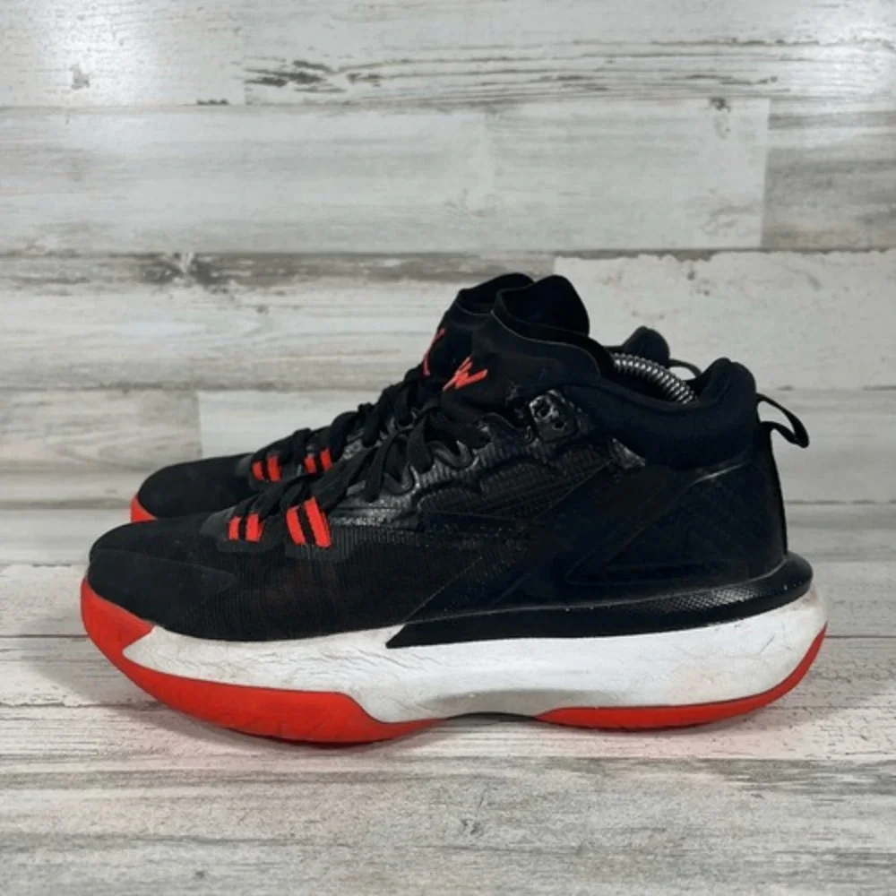 Jordan Zion‎ 1 Basketball Shoes Black Red DA3130-006 Mens